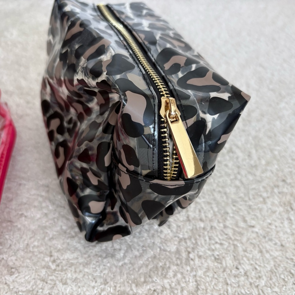 Clear Travel Zip Toiletry Bag Set - Picture 5 of 12